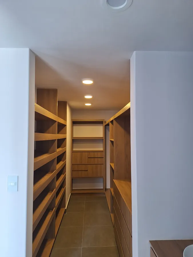 Vestidor de madera tipo corredor — casa Missouri 99 en el corredor Angelópolis, Puebla